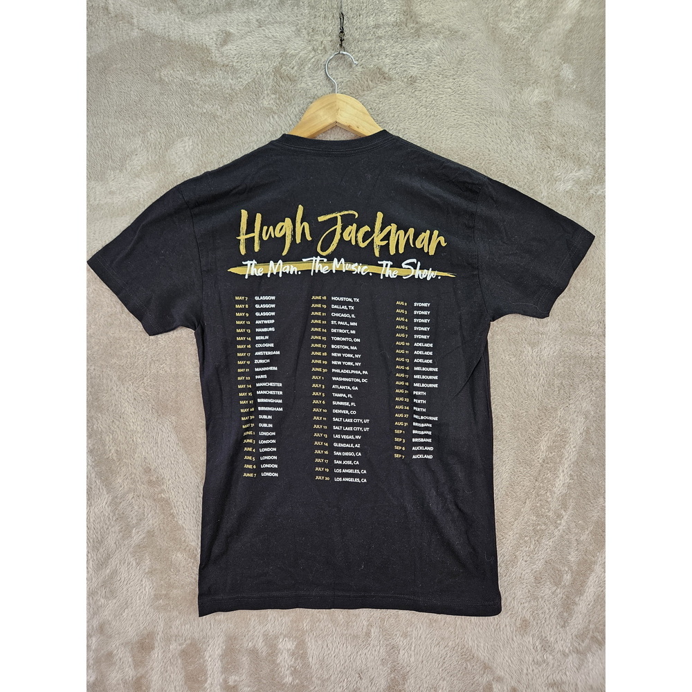 Hugh Jackman The Man The Music The Show World Tour 2019 T-shirt 100% Cotton - Picture 9 of 10